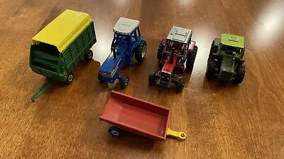 Lot Of 5 Diecast Farming Vehicles Ertl Matchbox Husky • $12.50