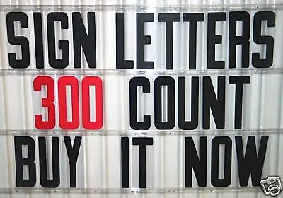 8 Inch Flexible Letters For Portable Marquee Readerboard Signs • $99.99