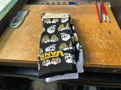 Vans Crew Socks 2 Pack Skulls Beer Mugs Size Men's 9 -13 NEW • $18.99