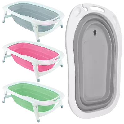 £33.95 • Buy ISafe Flat Foldable Recline New Born Baby Bath - GREY