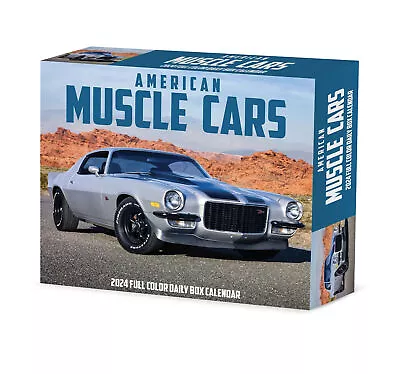 Willow Creek American Muscle Cars 2024 6.2  X 5.4  Box Calendar W • $16.19