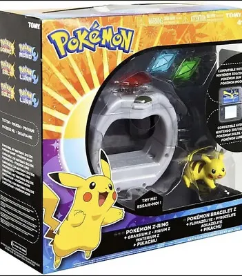$49.99 • Buy Nintendo 3DS Pokemon Z-Ring Bracelet Set With Pikachu Figure TOMY 4+ NIB