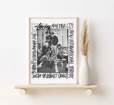 £10 • Buy Stussy Vintage Fashion Wall Art Home Decor Print