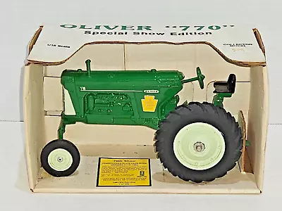 Vintage 1992 Spec Cast Oliver 770 Tractor 1/16 PA Farm Show 1 Of 400 • $85