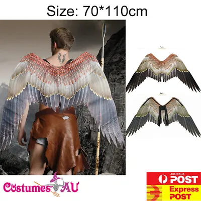 £16.66 • Buy Carnival Party Eagle Wings Cosplay Fairy Costume Props Mardi Gras Adult Unisex