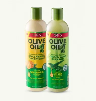 ORS Cream Aloe Hair Shampoo & Replenishing Conditioner (Orange Oil & Aloe) 362ml • £11.99