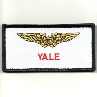 4  Yale Maverick  Topgun Name Tag Embroidered Hook  & Loop Patch • $34.99