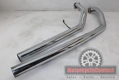$444.39 • Buy 07-14 V Star 1300 Cobra Full Exhaust System Header Pipes Mid Muffler Mid Y Slip 