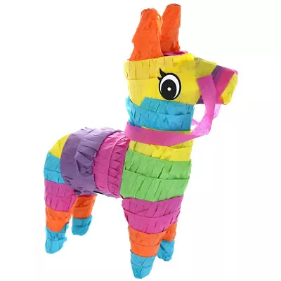 Mini Donkey Pinata Rainbow Fiesta Party Supplies • $10.59