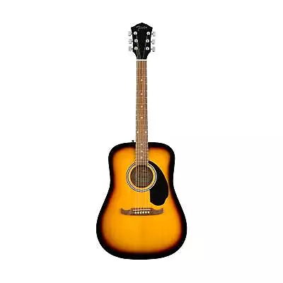 Fender FA-125 Dreadnought Acoustic Guitar W/Bag Walnut FB Sunburst • $385