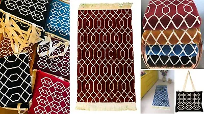 Geometric Luxury Prayer Mat Made In Madinah- Minwal Premium Quality Rug Janamaz • £23.99