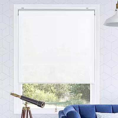 CHICOLOGY Roller Window Shades Cordless Urban White Light Filtering 22 W X 72 H • $26.99