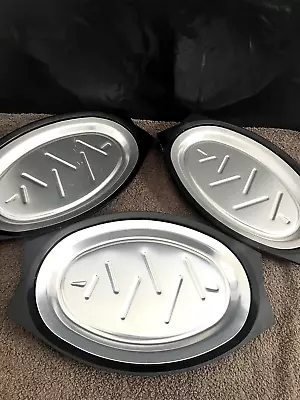 3 Vintage Nordic Ware Cactus Pattern Steak Sizzle Plates Platter • $12.99