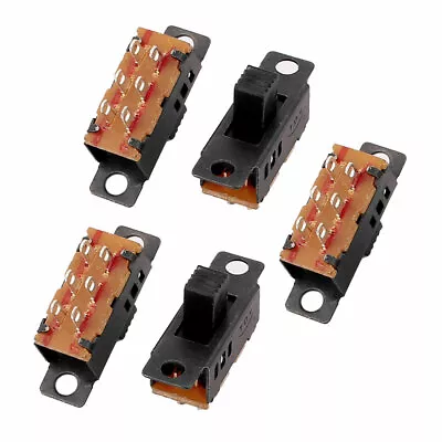 5Pcs 3 Position 6P DPDT Micro Miniature PCB Slide Switch Latching Toggle Switch • $6.65