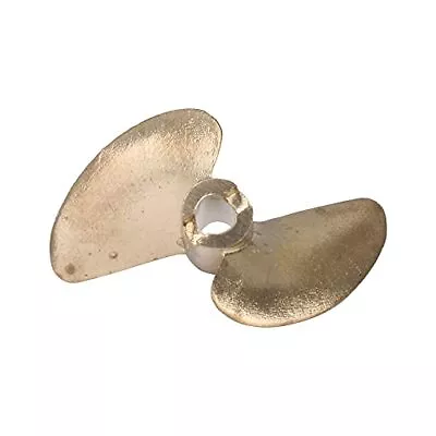 RC Boat Copper Propeller Two Leaves Hole 4MM Diameter 35MM Pitch 1.4MM 435/2 • $17.55