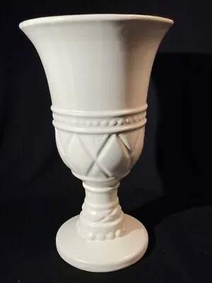 Vintage Hull Pottery USA 10  White Vase F30 • $25