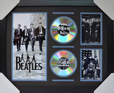 The Beatles Signed Memorabilia Framed 2 Cd Limited Edition V3 #a • $120