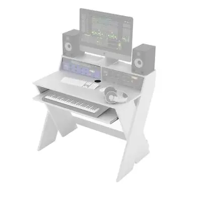 Glorious Sound Desk Compact White Studio Recording Workstation • $349.99
