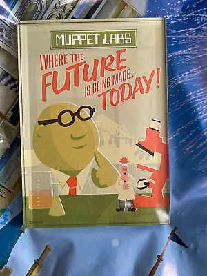 WDI Muppet Labs Where The Future Is Being Made Today Magnet Dr Bunsen Honeydew • $25