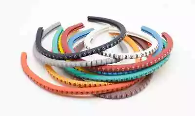 £4.85 • Buy 250 Pcs UK Stock Wire Marker EC-0 Cable 0 To 9 Number For Cable Up To 5mm Dia