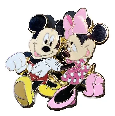 Disney Pin Mickey & Minnie Mouse Romantic Date Night Strolling Holding Hands ‘08 • $7.99