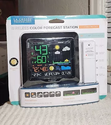 LA Crosse Technology Wireless Color Weather Station With Sensor CA76669 • $45