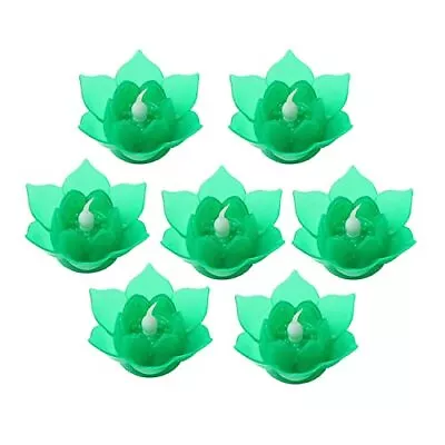 7 Pack Lotus Led Candles Floating Candle Batteries Operated Flameless Candle Lig • $21.60