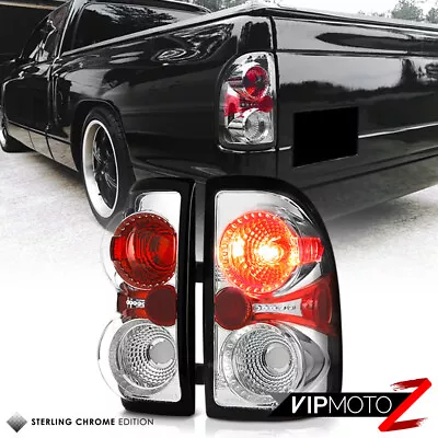 1997-2004 Dodge Dakota R/T Style Chrome Red Rear Signal Brake Lamp Tail Lights • $76.95