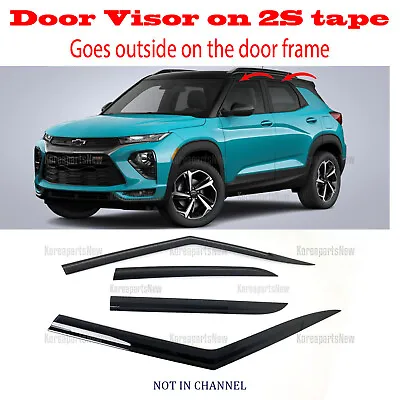 2021-2024 Chevy Trailblazer DOOR SIDE WINDOW VENT VISORS RAIN GUARDS ⭐4pcs⭐ Set • $58.51