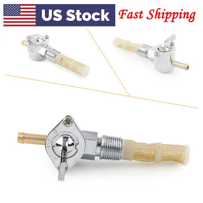 3/8  Fuel Gas Tank Valve  NPT Petcock Fit Harley Davidson Road King Softail Dyna • $20.60