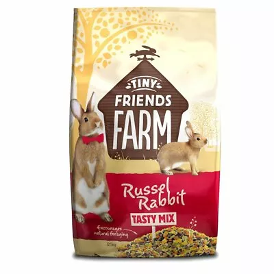 12.5kg Russel Rabbit Tasty Mix Small Animal Rabbit High Fibre Diet Food Bulk Bag • £24.99