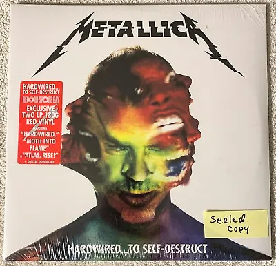 Metallica ~ Hardwired: To Self-Destruct (RSD 2016 Red Vinyl) Sealed With Sticker • $29