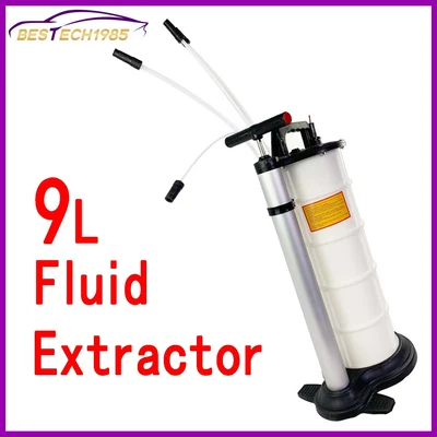 $51.09 • Buy New 9.0L Fluid Extractor Oil Changer Manual Hand Operated Vacuum Fluid Evacuator