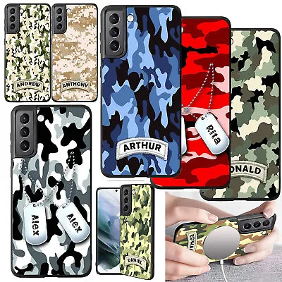 Soft Personalised Name Phone For Samsung Galaxy S23 S22 S20 S24 Ultra Case Cover • £5.27