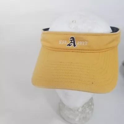 VINTAGE American Eagle  Est 1977 Yellow Visor One Size Adjustable Golf Tennis  • $24.99