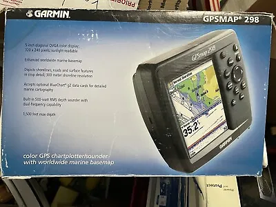 GPSMAP 298 Sounder CHARTPLOTTER - Marine GPS ECHO Fishfinder • $209.99