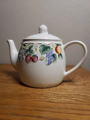 Vintage Strawberry Teapot Amc. Ny. Ny Made In Japan • $8