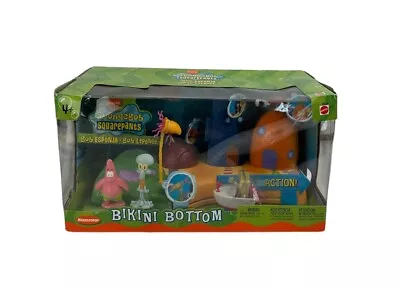 Rare New SpongeBob Bikini Bottom Action Playset 2003 Mattel Vintage *Read* • $59.99