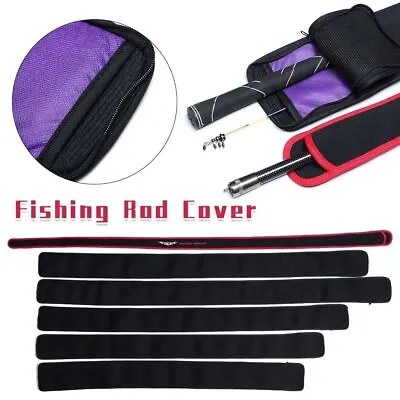 Fishing Rod Case Cover Sleeve Sock Bag Scratch-proof Protective Pole Storage Bag • $16.06