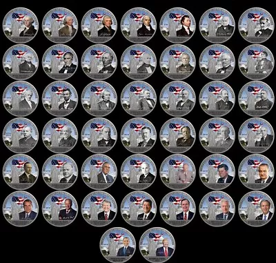 £4.95 • Buy All 45 Presidents Of United States Of America USA Commemorative Medallion Coins