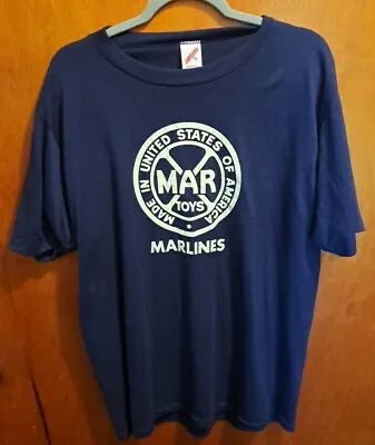 Vintage Marlines Mar Lines  Marx Toys Train T-Shirt • $29.99