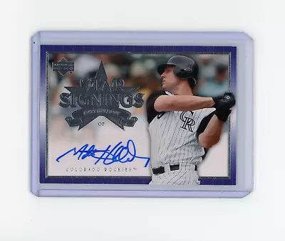 2007 Upper Deck Star Signings Matt Holliday Auto #HAMH Rockies Cardinals (A) • $30