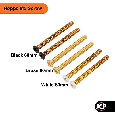 2 X UPVC Door Handle Screws M5 X 55 60 70 80 Or 90mm Hoppe Replacement Bolt • £5.49