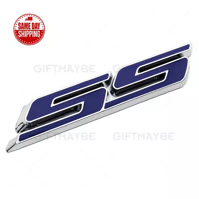 For Camaro SS Car Letter Fender Grille Bumper Lid Logo Emblem Badge ZL1 Z28 Blue • $9.99