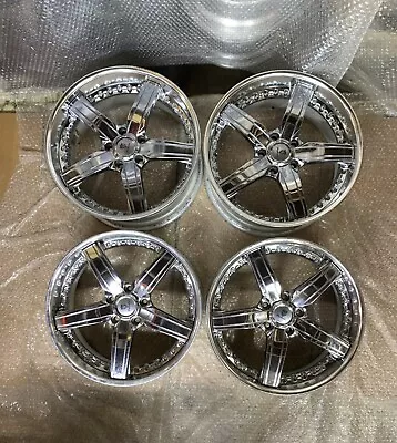 19″ JDM TRAFFICSTAR STR WHEELS(PCD 5×120 SIZE 19×8.5 : 19×9.5 STK#723 CB 73mm • $1500