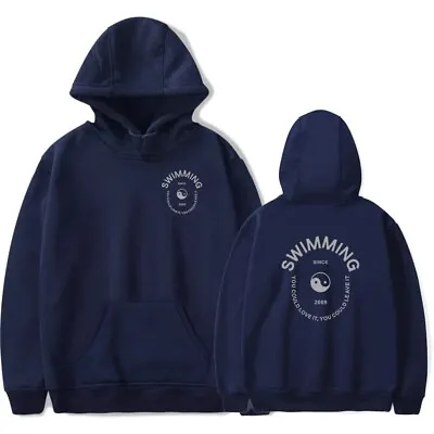 Mac Miller  NAVY  Swimming  Hoodie RARE Size Med NEW  YOU COULD LOVE IT... (MH7) • $75