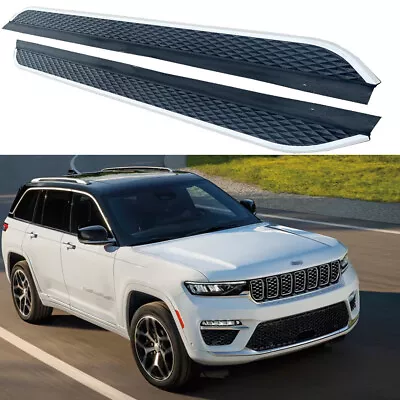 2PCS Running Board Fits For Jeep Grand Cherokee 2022-2024 Side Step Nerf Bar • $496.35