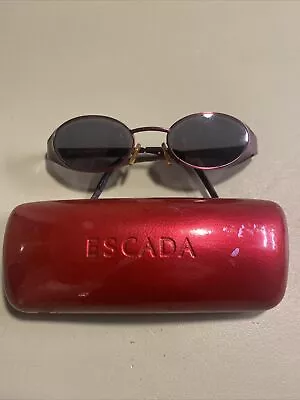 Vintage Escada E1127 E304 49-19 125 Made In Italy With Case. • $34.99