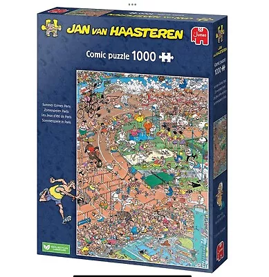 Jumbo Jan Van Haasteren Summer Games Paris 1000 Piece Puzzle BRAND NEW SEALED • £26.99