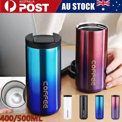 $18.99 • Buy Vacuum Flask Leakproof Insulated Coffee Mug Cup Stainless Steel Travel Bottle AU
